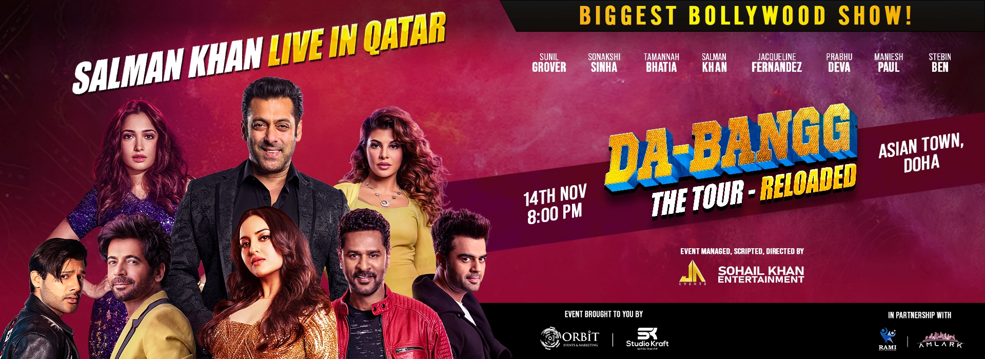 Salman Khan Live in Qatar (DABANGG TOUR) - Pre Registration Open