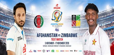 Afghanistan vs Zimbabwe TEST Match
