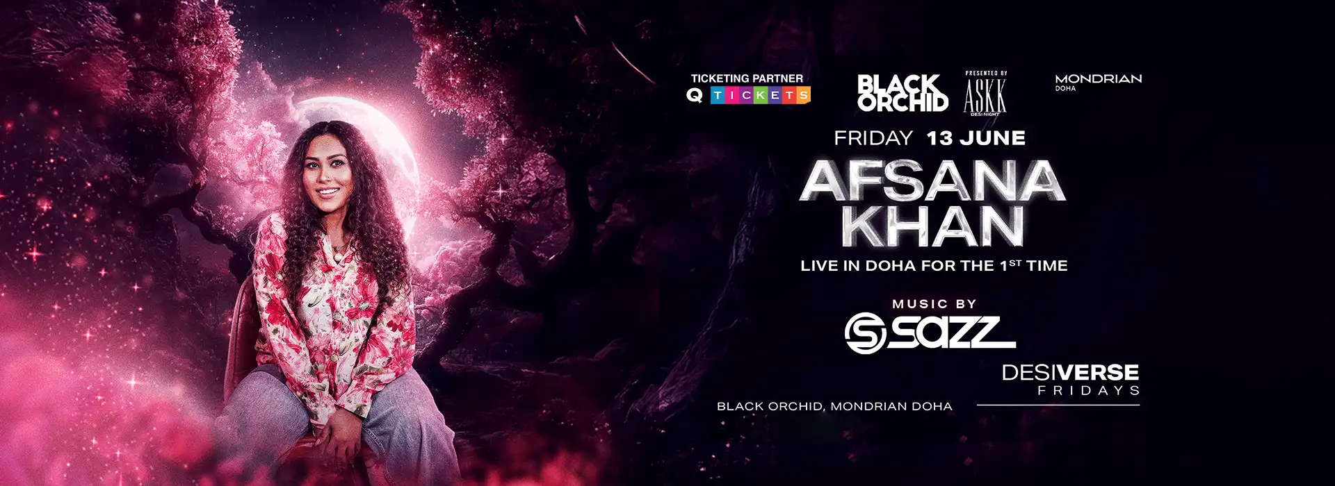 Afsana Khan Live in Doha