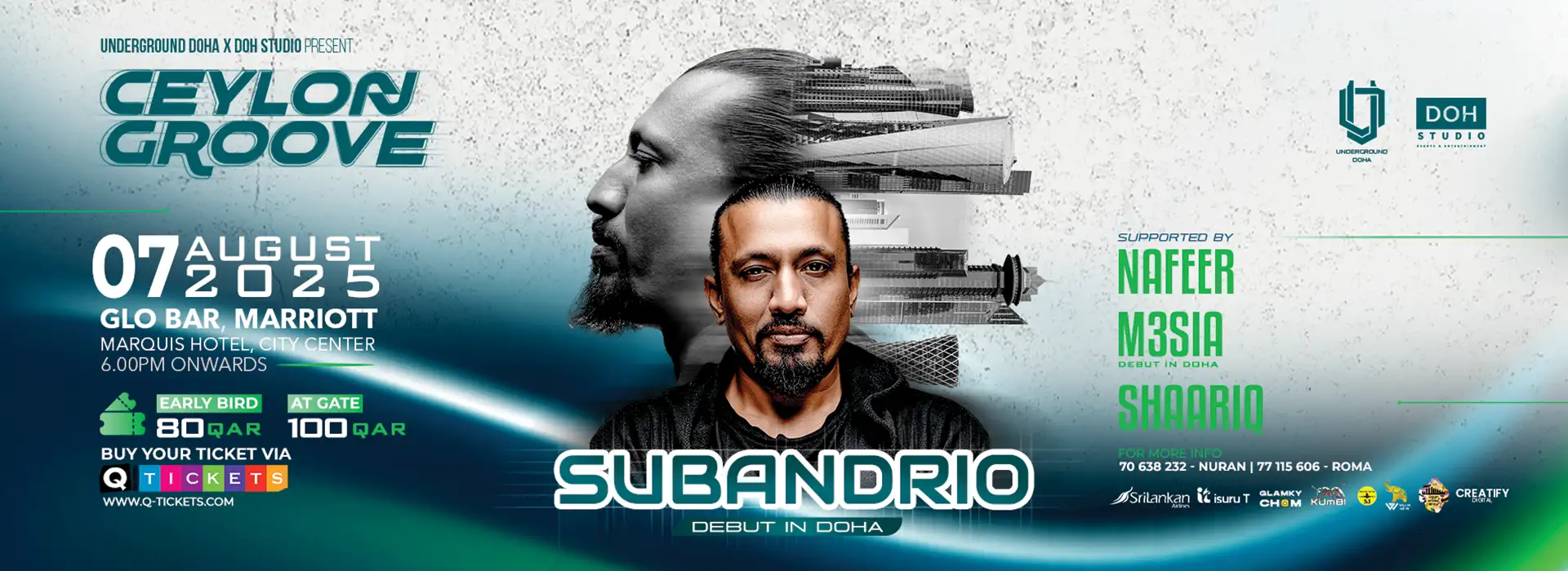 SUBANDRIO DEBUT LIVE IN DOHA