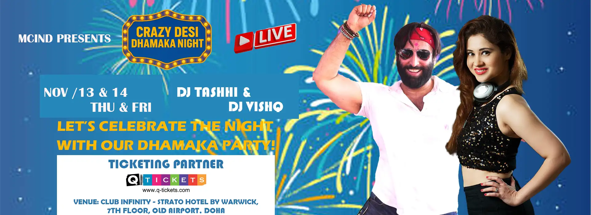 CRAZY DESI DHAMAKA NIGHT