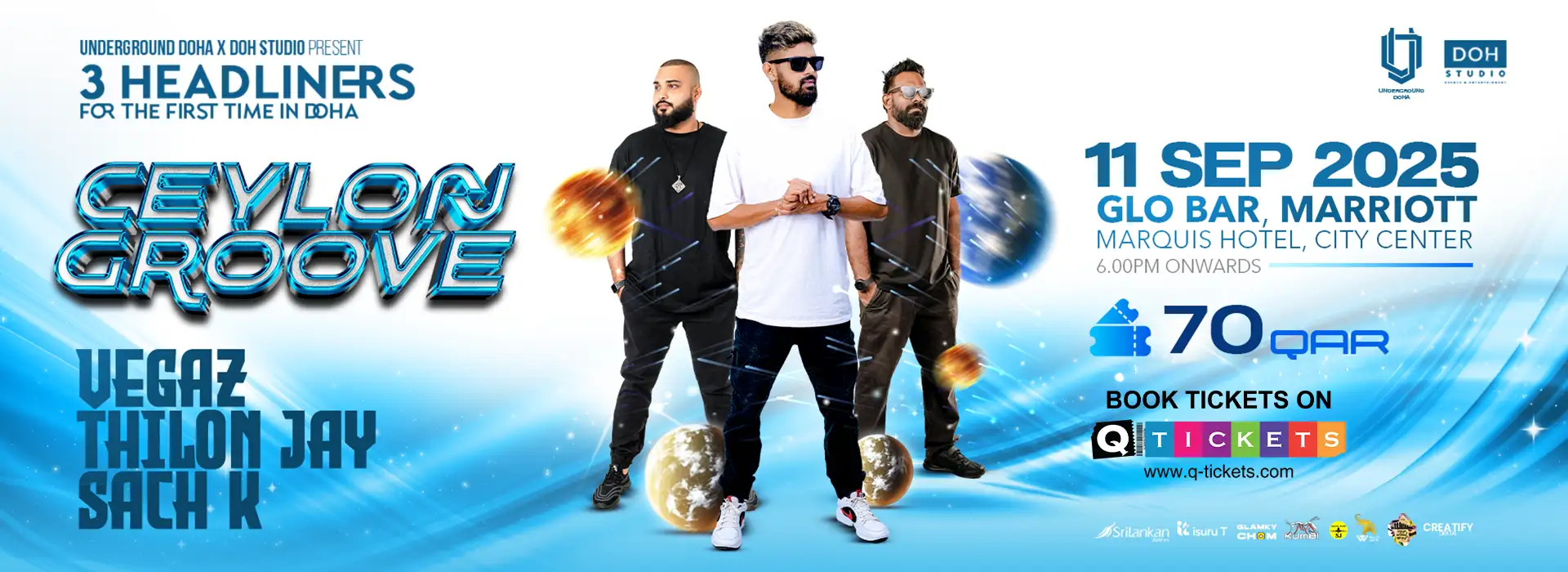 Ceylon Groove - Thilon Jay x Vegaz x Sach K Live In Doha