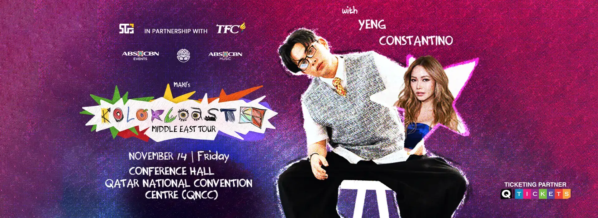 Maki’s Kolorcoaster Middle East Tour 2025 – Featuring Yeng Constantino