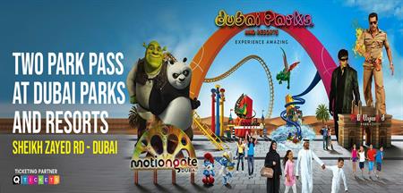 Two Park Pass at Dubai Parks and Resorts
