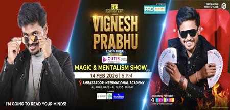 Vignesh Prabhu Live in Dubai – Magic & Mentalist Show