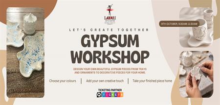 Create Your Own Gypsum Décor Workshop
