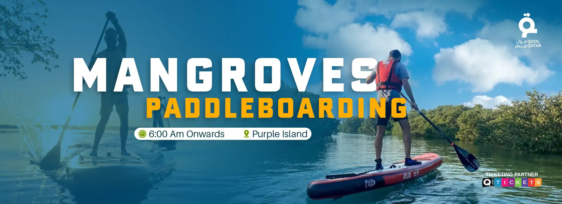 Mangroves paddleboarding