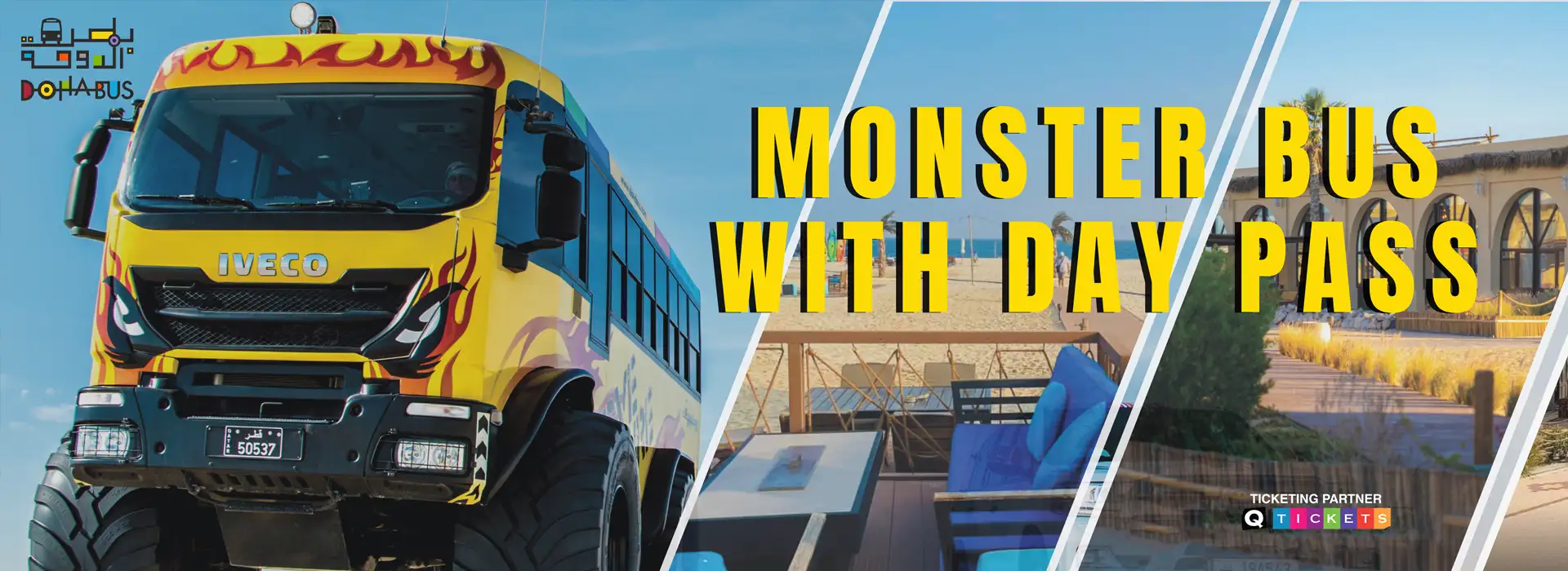 Monster Bus with Day Pass