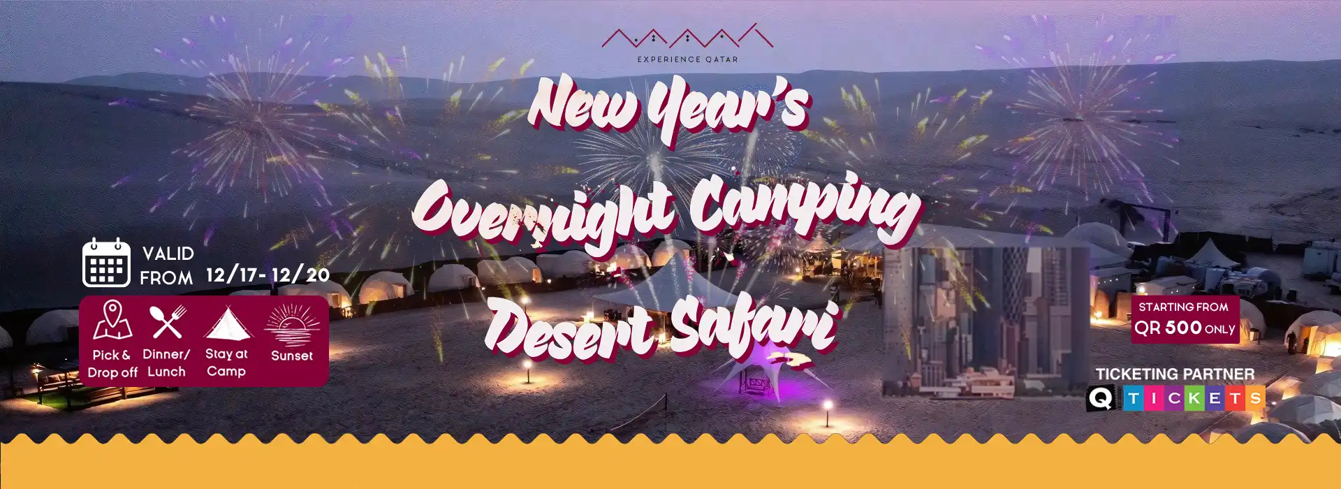 New Year's Overnight Camping Desert Safari