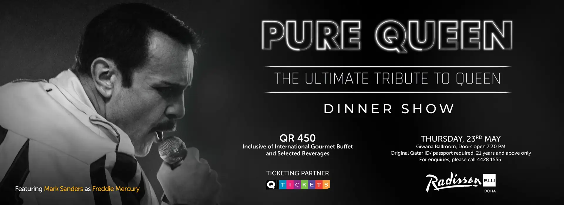 PURE QUEEN - TRIBUTE DINNER SHOW