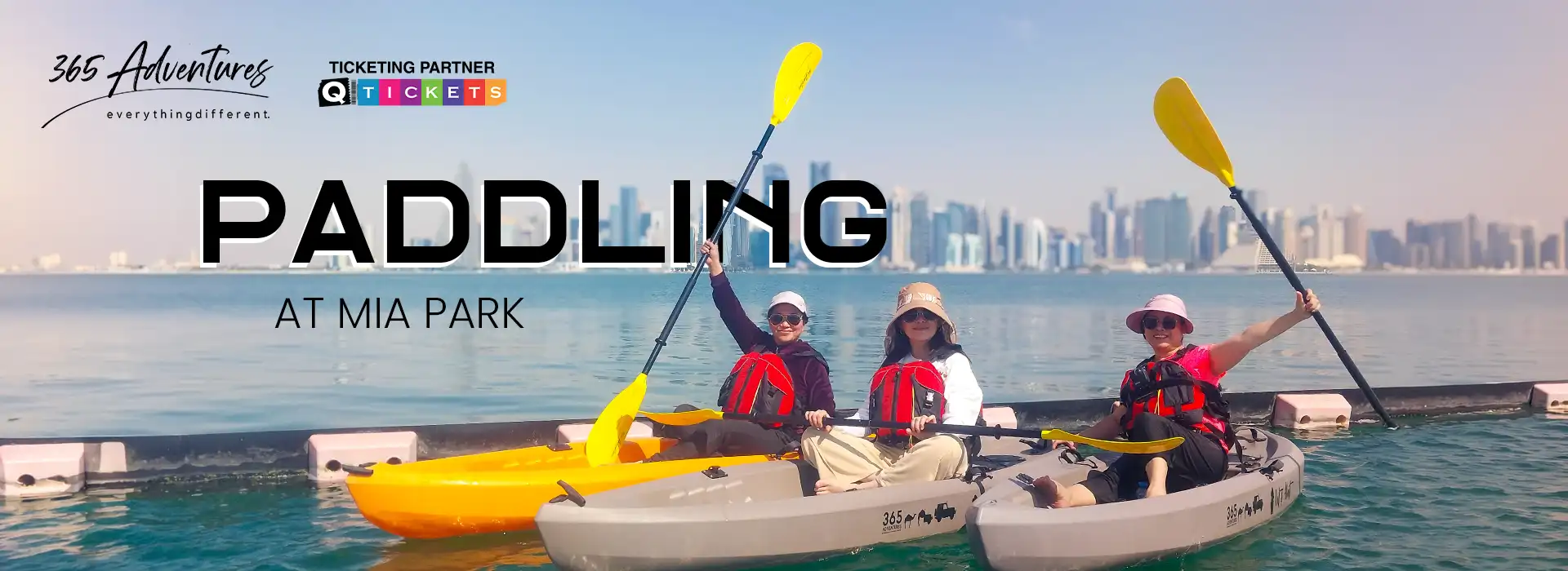 Paddling at MIA Park