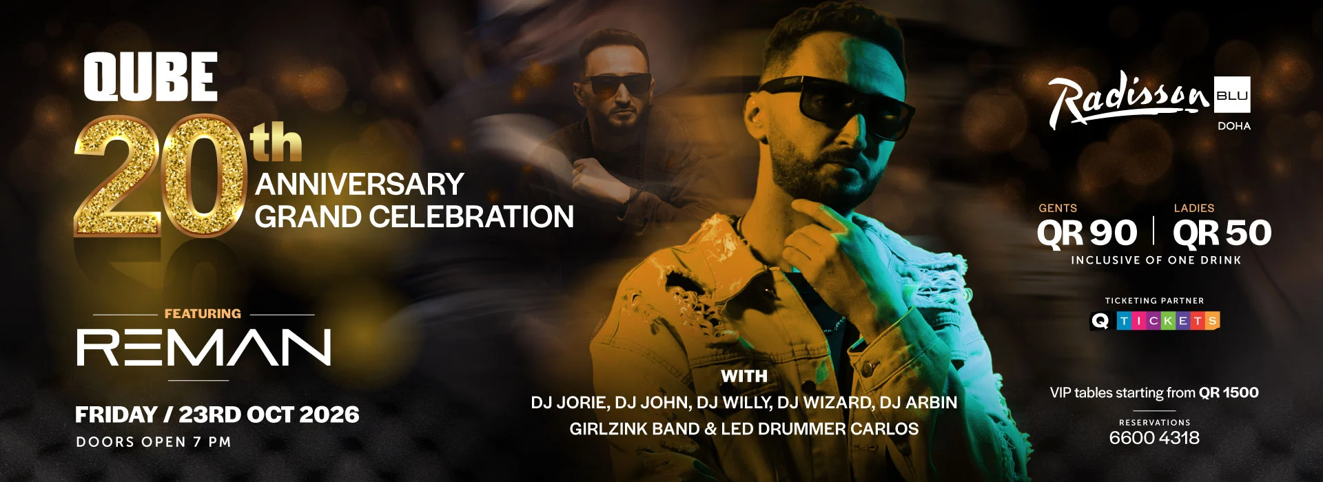 Anniversary Night Celebration with DJ REMAN