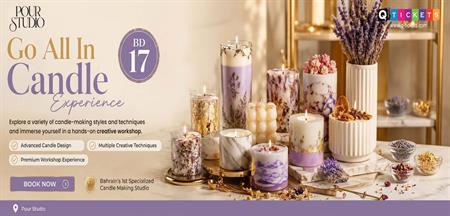 Go all in Candle by Pour Studio