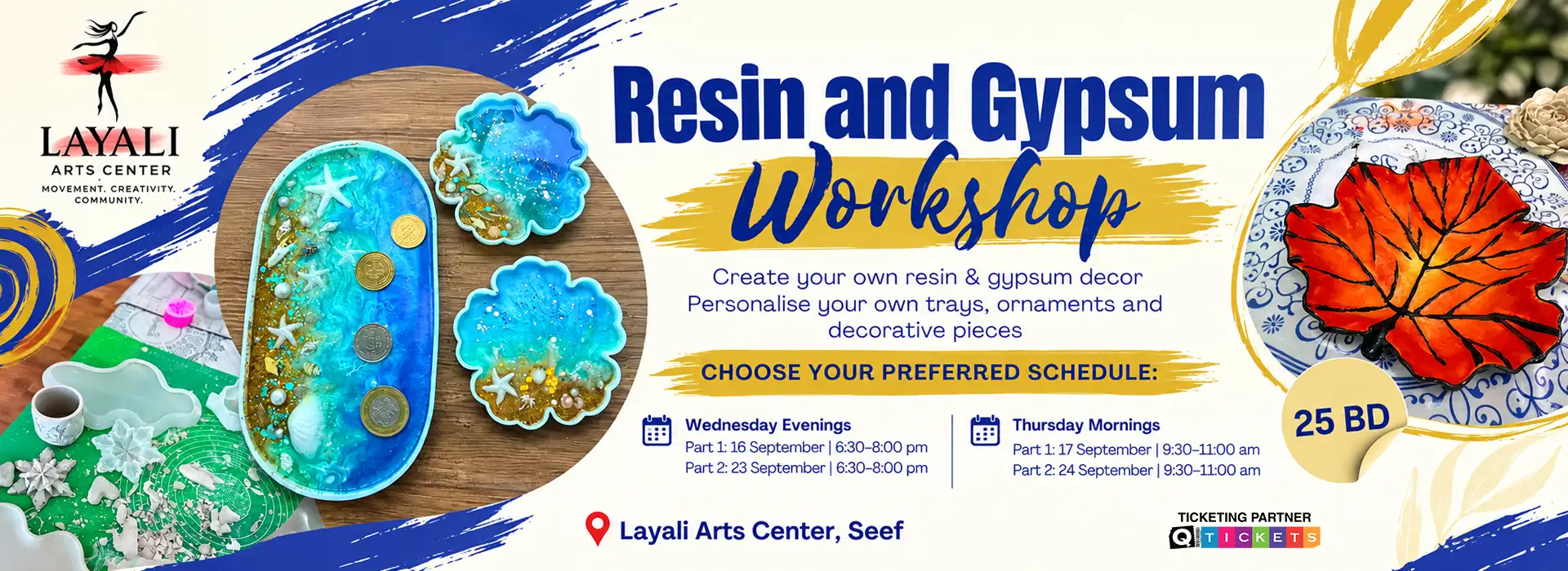 Resin & Gypsum Art Workshop