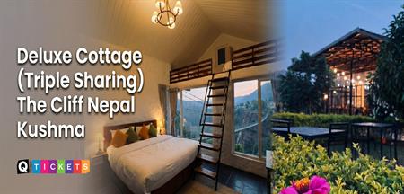 Deluxe Cottage (Triple Sharing) – The Cliff Nepal, Kushma