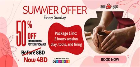 Sunday Hand-Building Pottery Experience at Studio Ceramics
