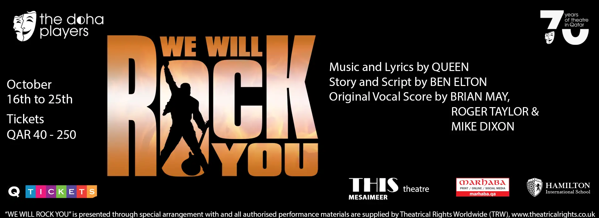 We Will Rock You – the Queen musical