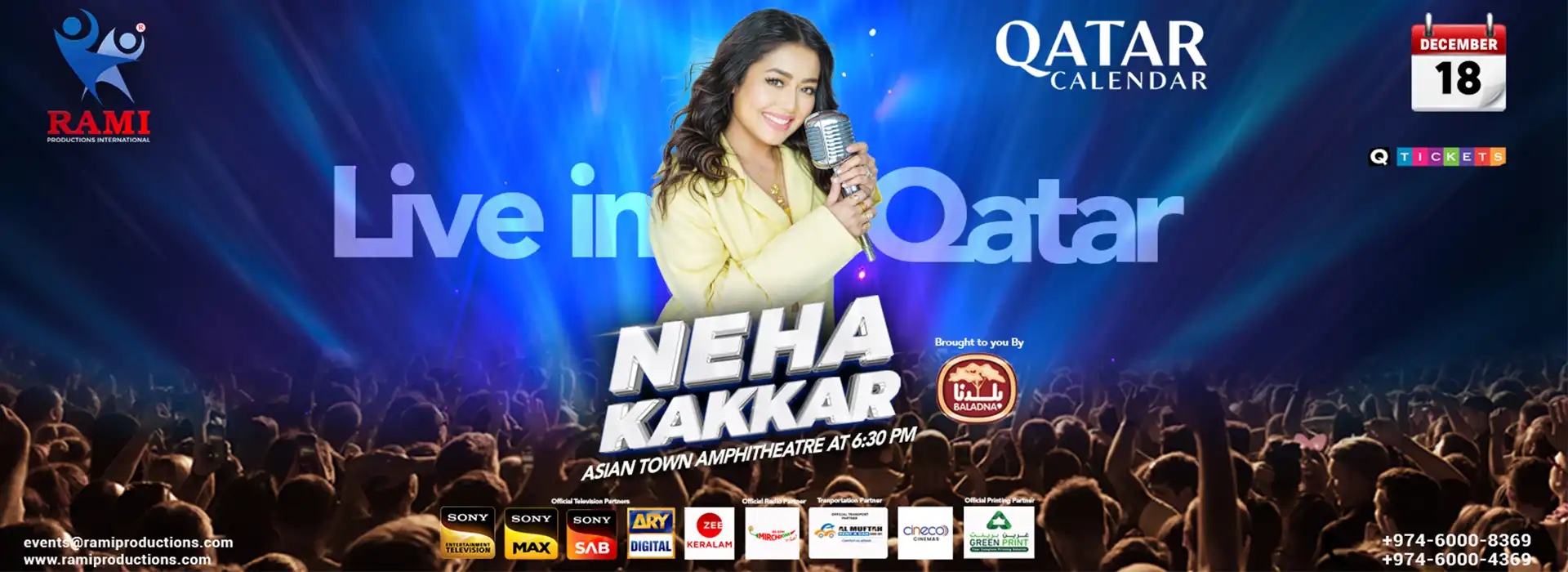 Neha Kakkar Live in Qatar 2024