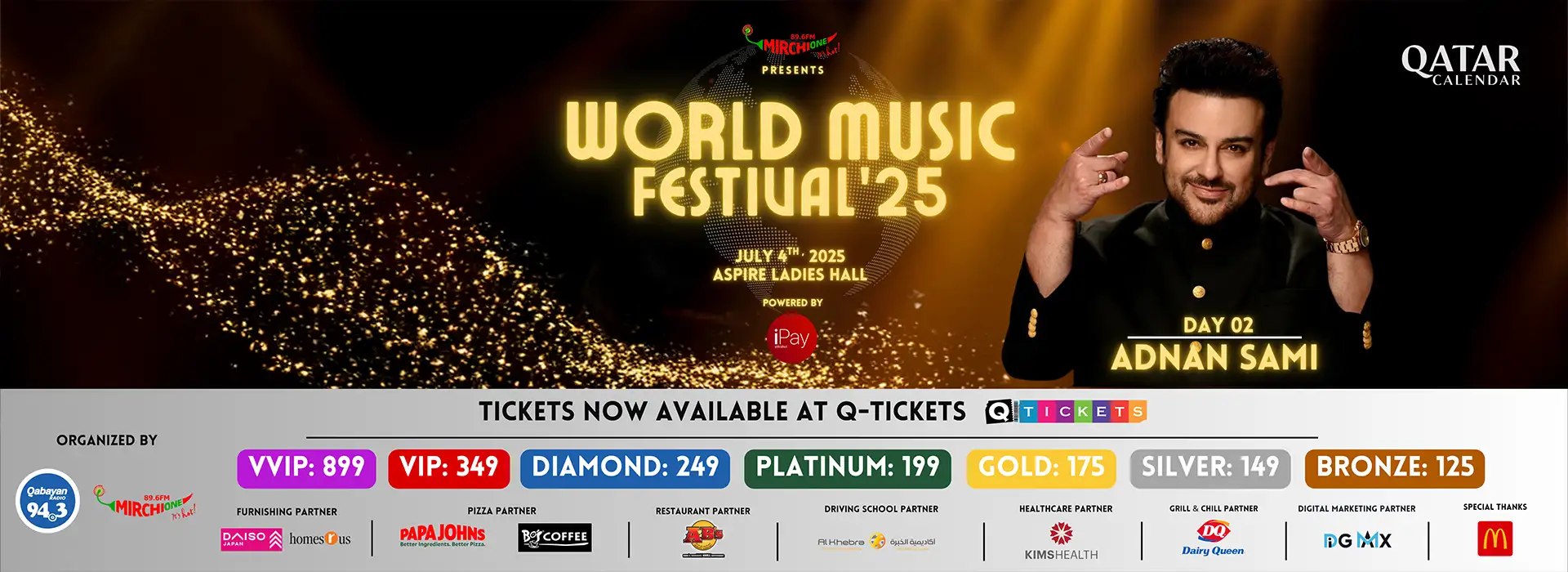 Adnan Sami WORLD MUSIC FESTIVAL ‘25 - A Night of Legends - Day 2