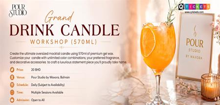 Grand Drink Candle Workshop (570ml)
