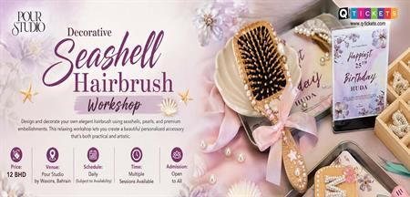 Decorative Seashell Hairbrush Workshop
