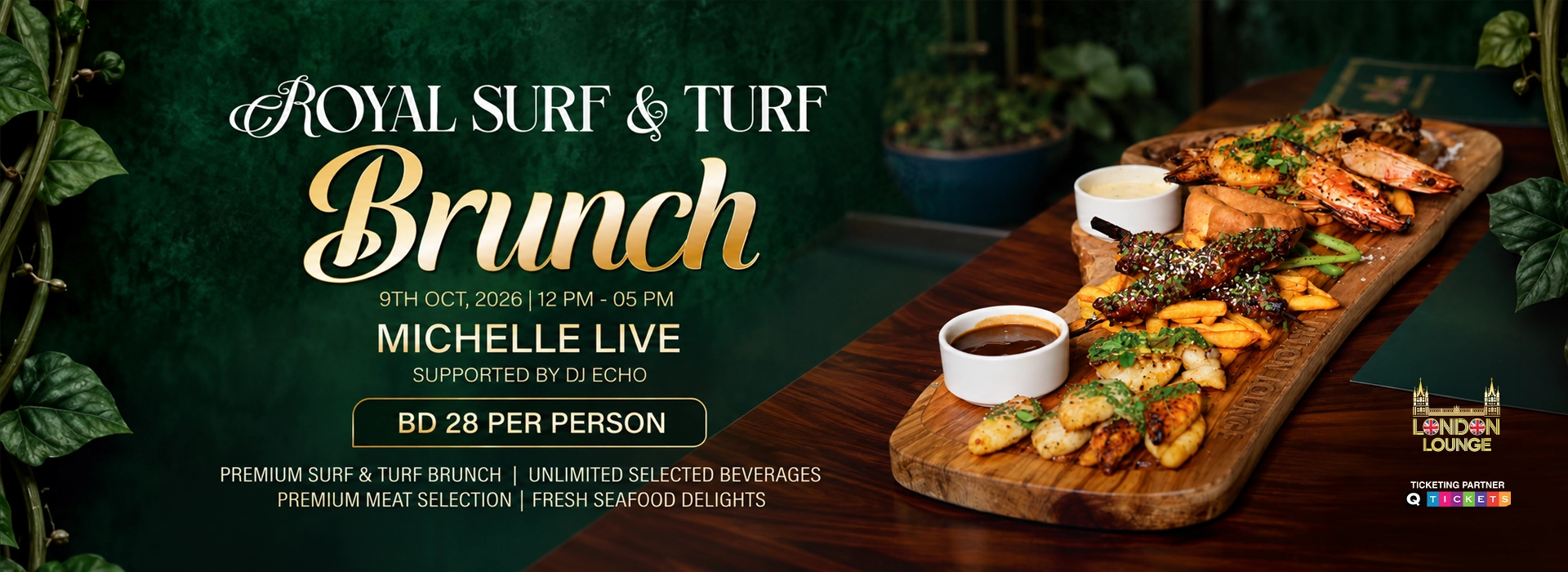 Royal Surf & Turf Brunch