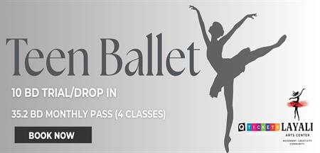 Teen Ballet Classes at Layali Arts Center