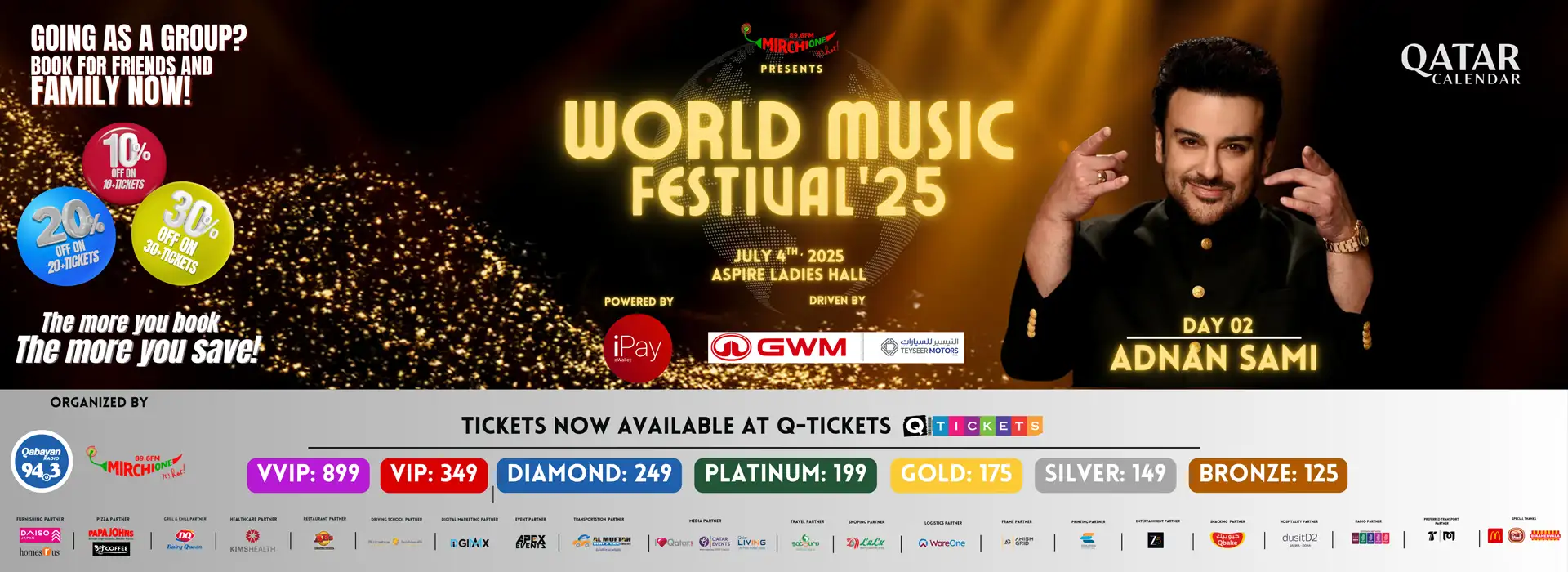Adnan Sami WORLD MUSIC FESTIVAL ‘25- A Night of Legends -Day 2