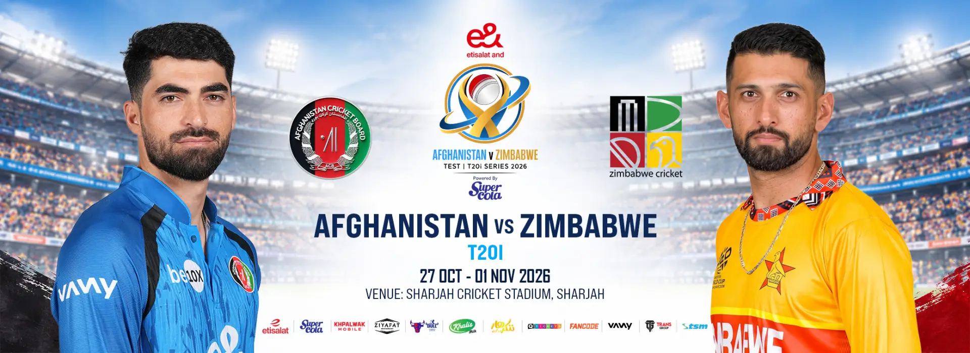 T20I – Afghanistan vs Zimbabwe