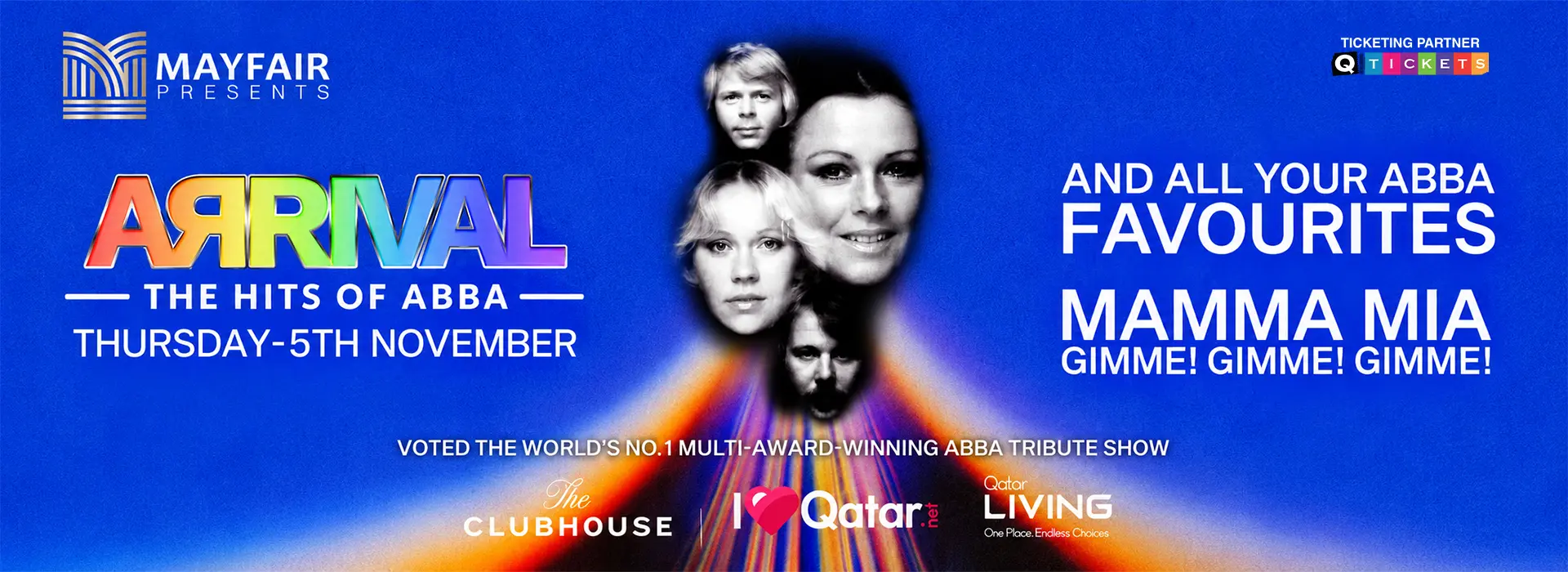 MAYFAIR PRESENTS ABBA TRIBUTE NIGHT