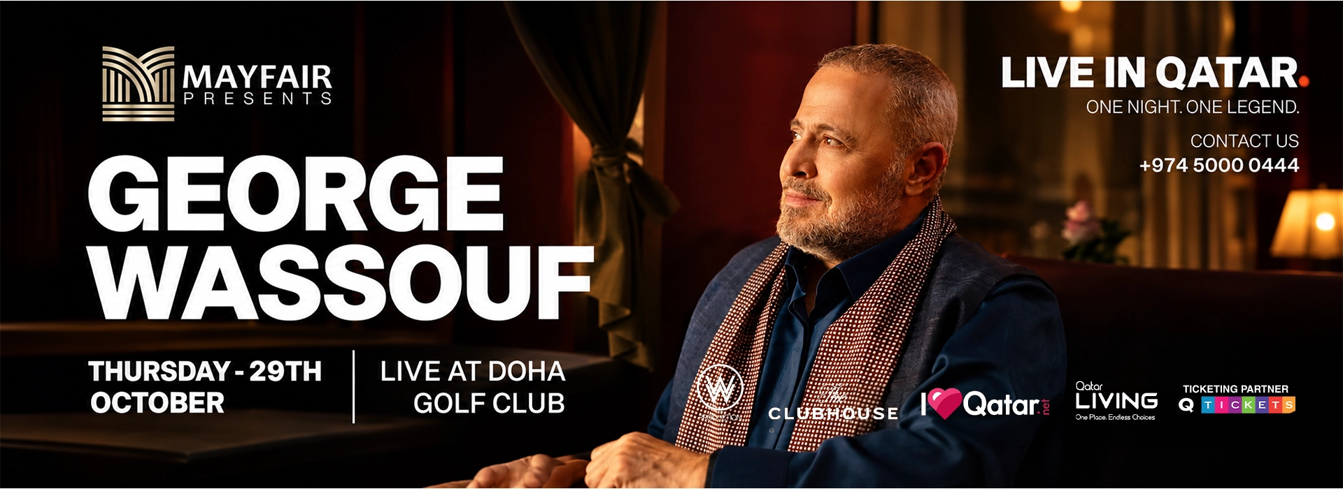 MAYFAIR PRESENTS: GEORGE WASSOUF LIVE