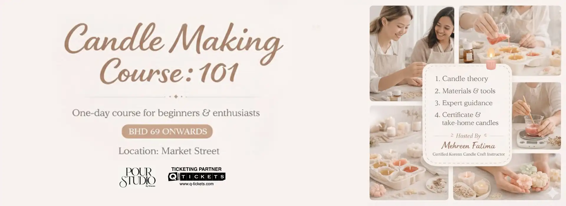 CANDLE MAKING COURSE 101