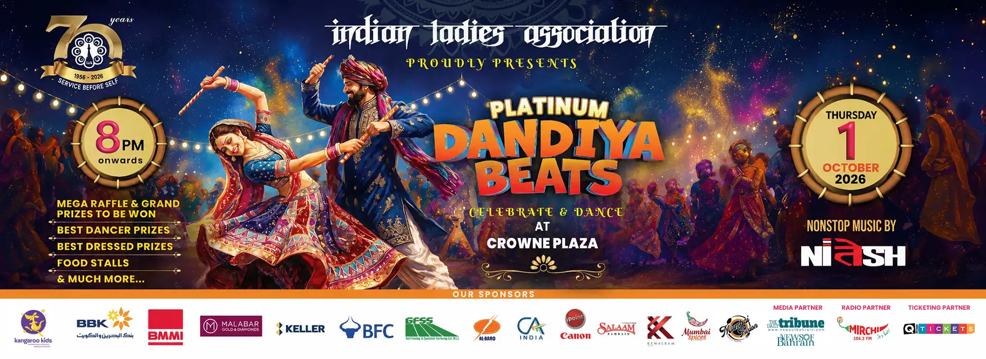 ILA Dandiya Beats 2026 | Platinum Jubilee Celebration