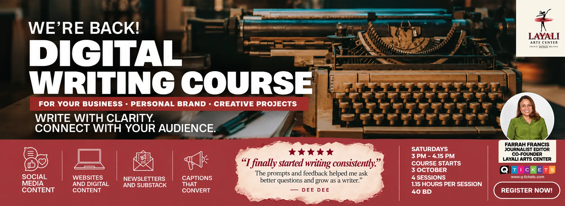 Digital Writing Course