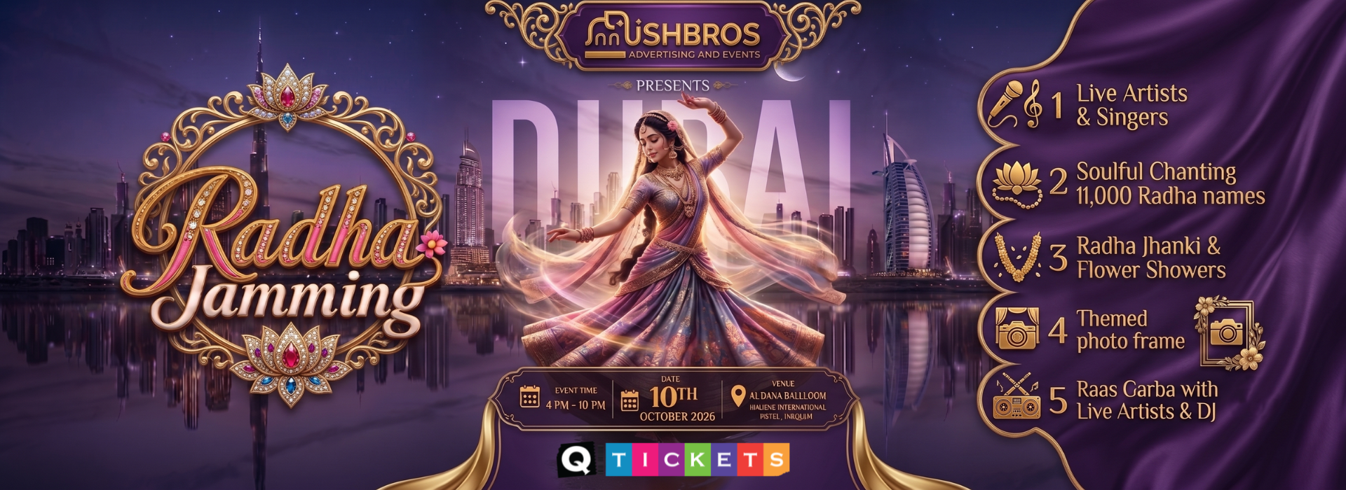 Radha Jamming – Biggest Radha Bhajan Jamming Experience in UAE