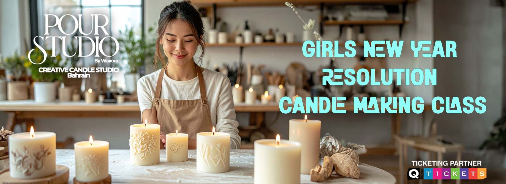 GIRLS NEW YEAR RESOLUTION CANDLE MAKING CLASS