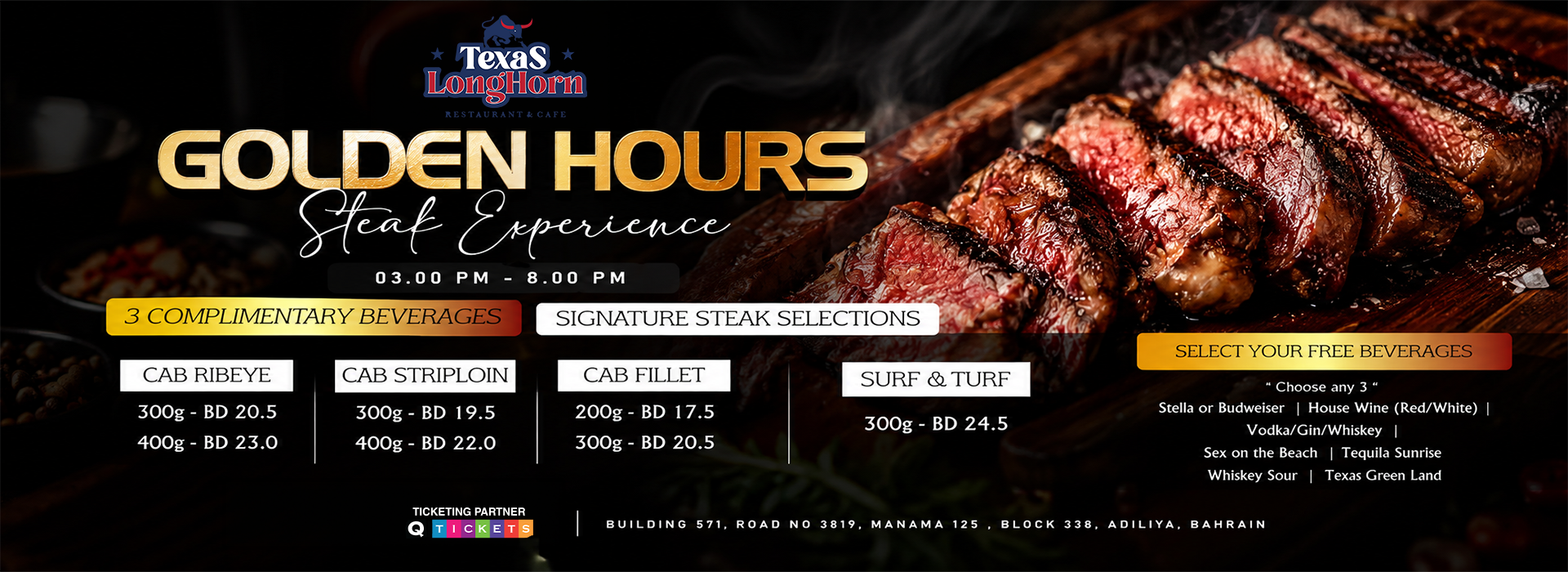 Golden Hours – Steak Experience
