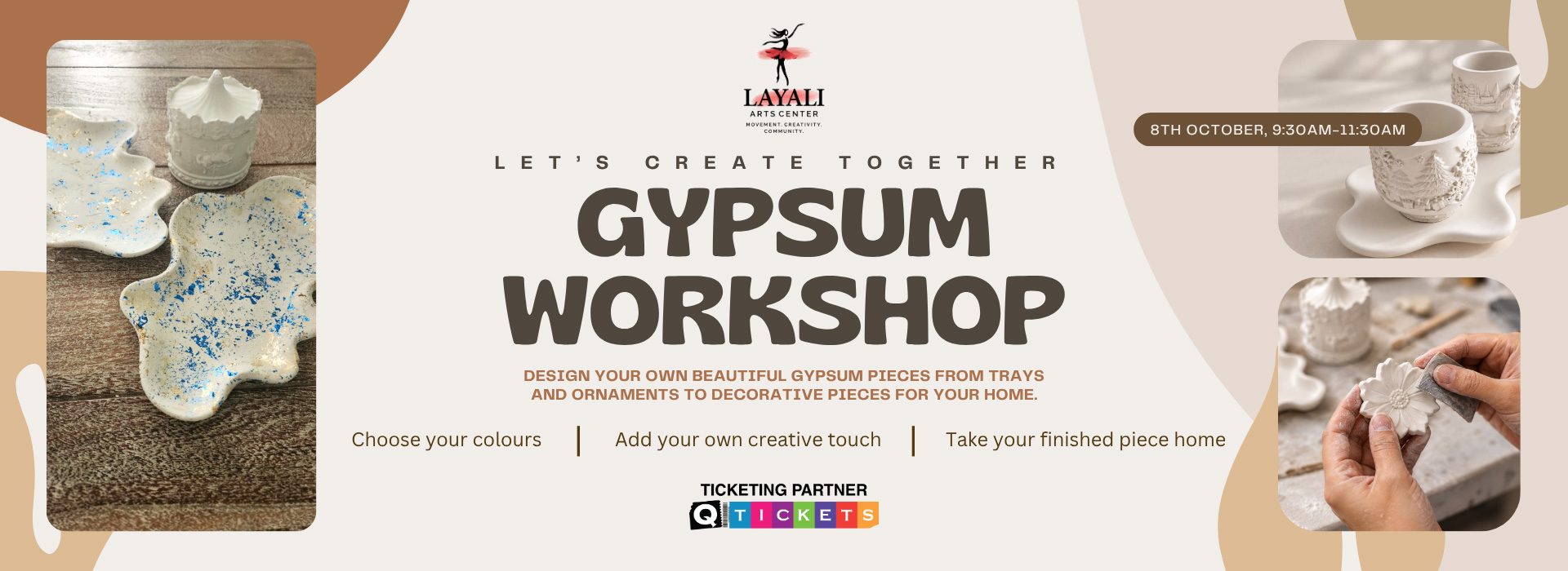 Create Your Own Gypsum Décor Workshop