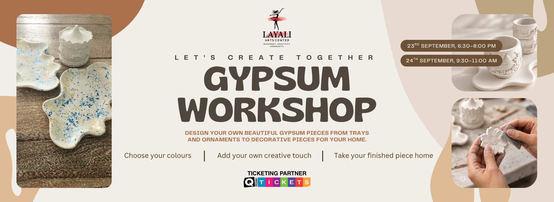 Create Your Own Gypsum Décor Workshop