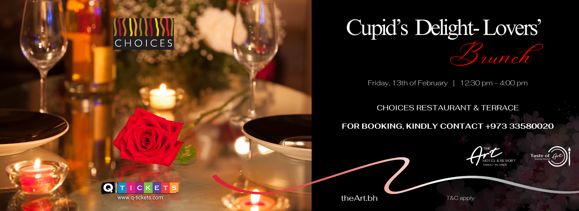 Cupid’s Delight – Lover’s Brunch