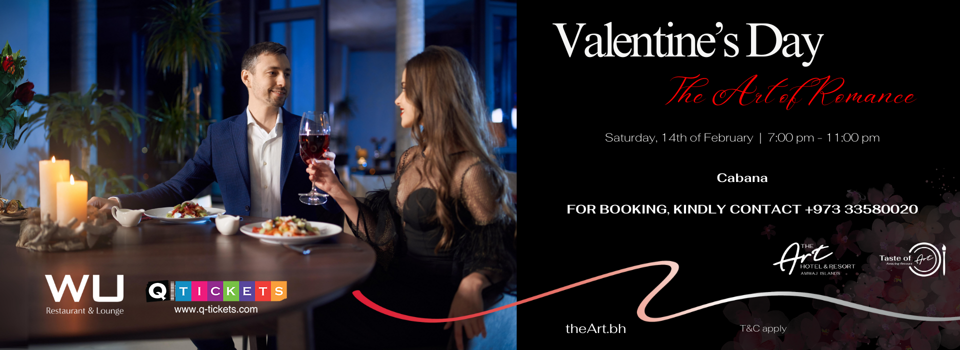 Valentine’s Day: The Art of Romance Cabana