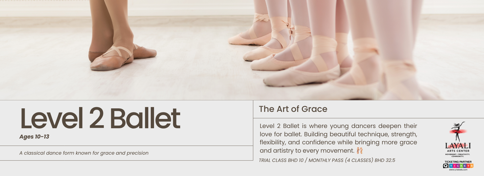 Level 2 Ballet – The Art of Grace
