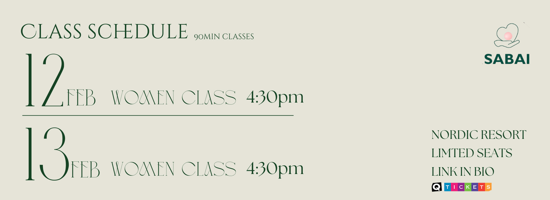 Calm and Connection - Women Only Session