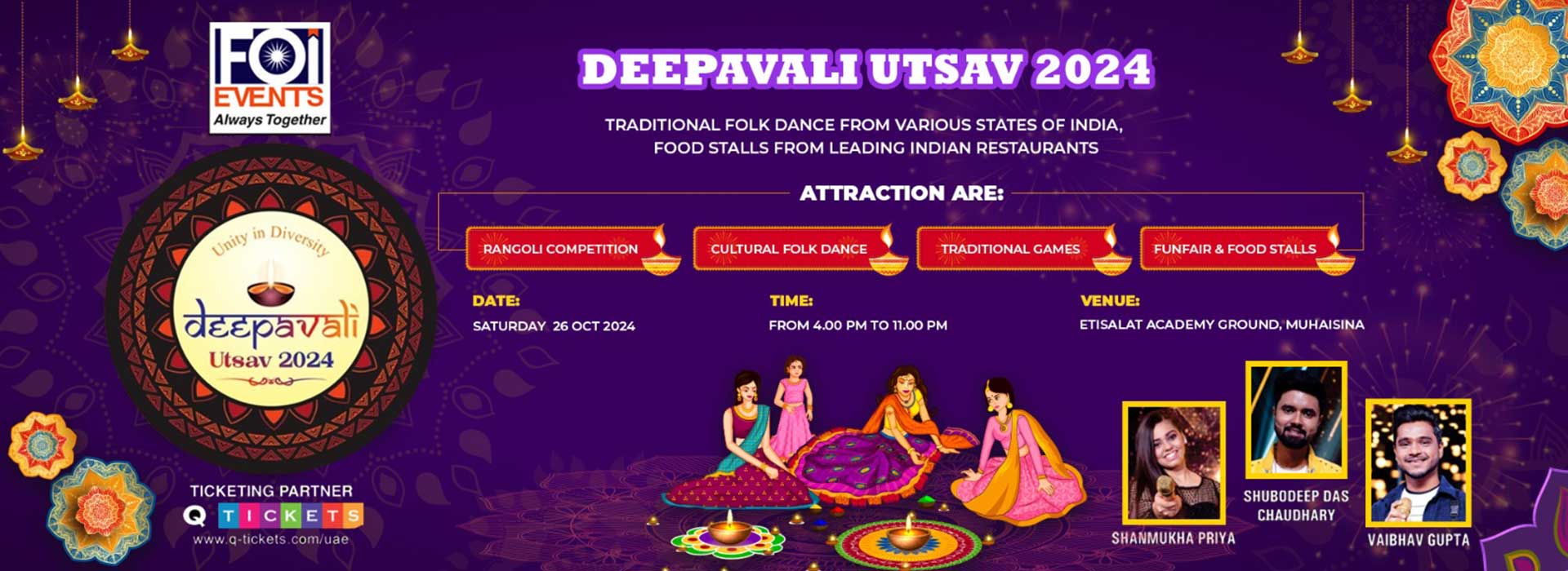 DEEPAVALI UTSAV 2024 | Just Dubai