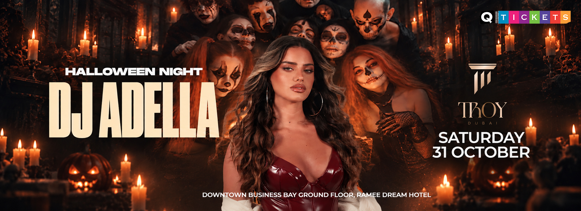 HALLOWEEN PARTY AT TROY DUBAI FT DJ ADELLA