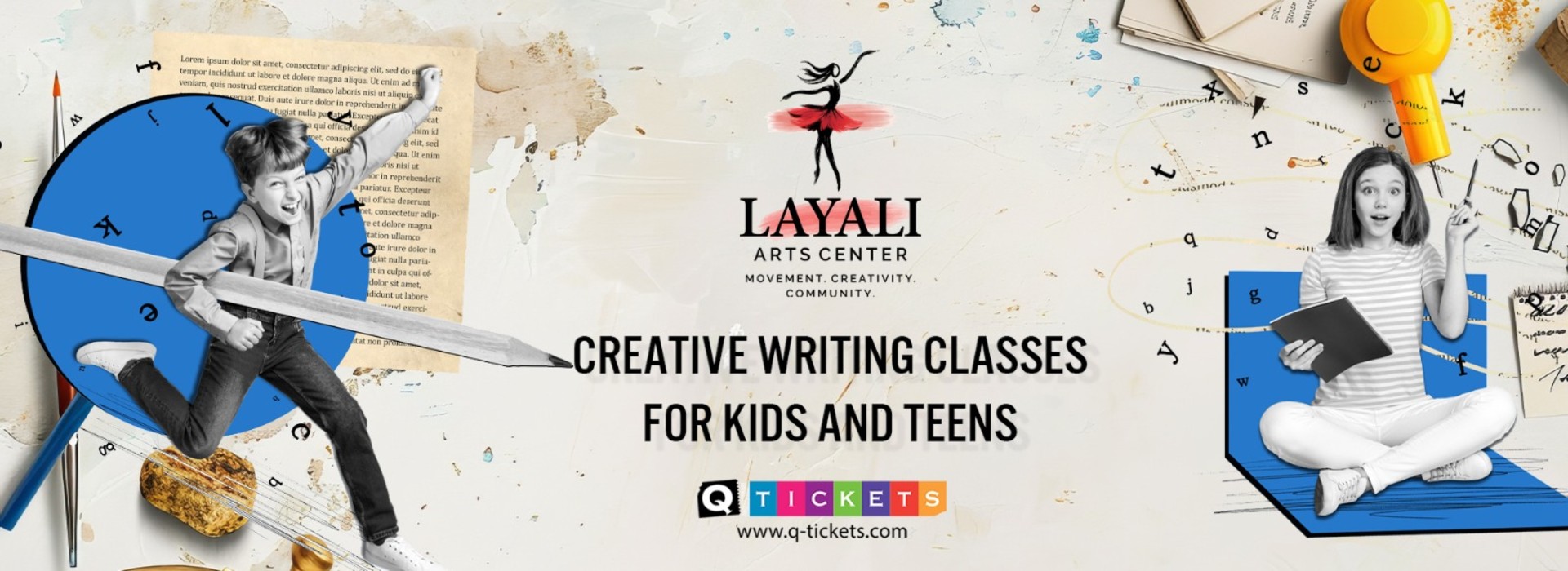 CREATIVE WRITING CLASSES FOR KIDS AND TEENS  LAYALI ARTS CENTER