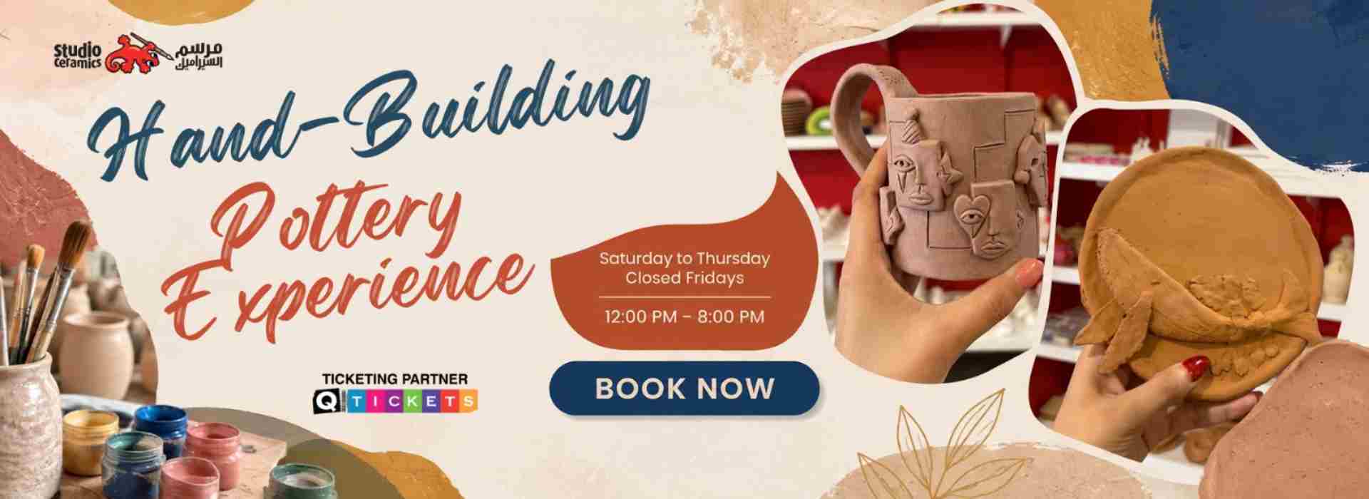 Hand-Building  Pottery Experience