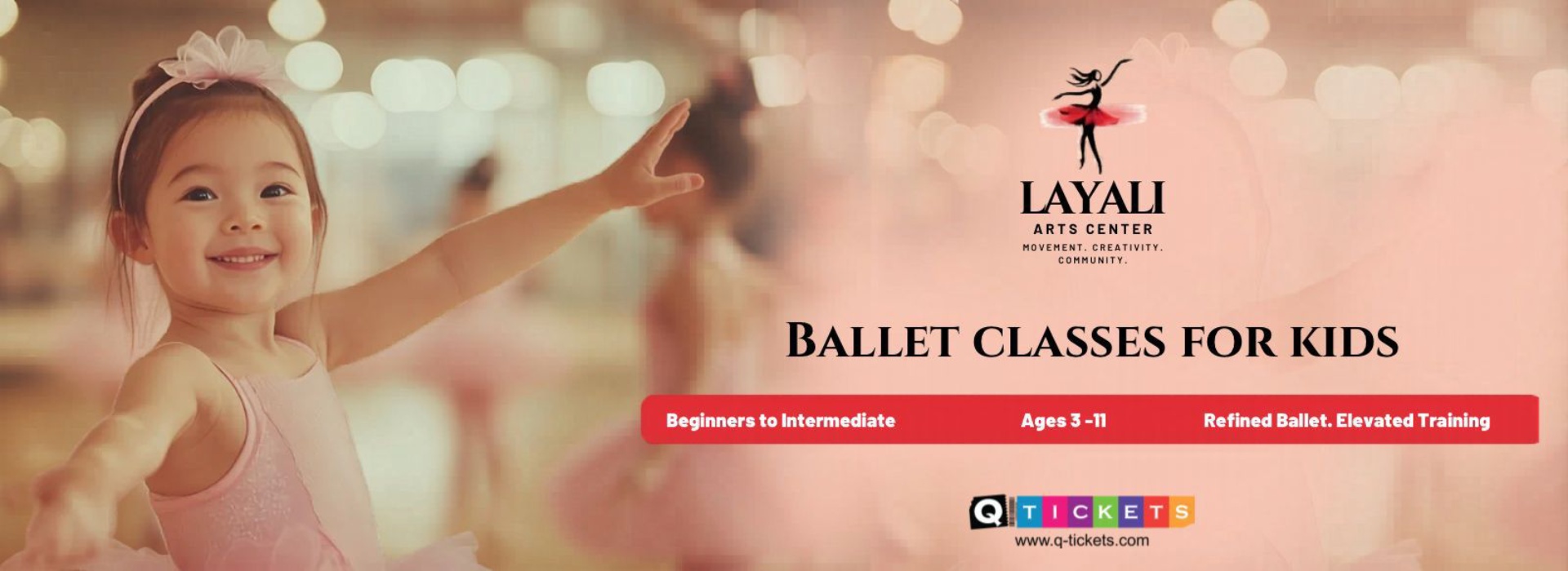Ballet Classes for Kids at Layali Arts Center