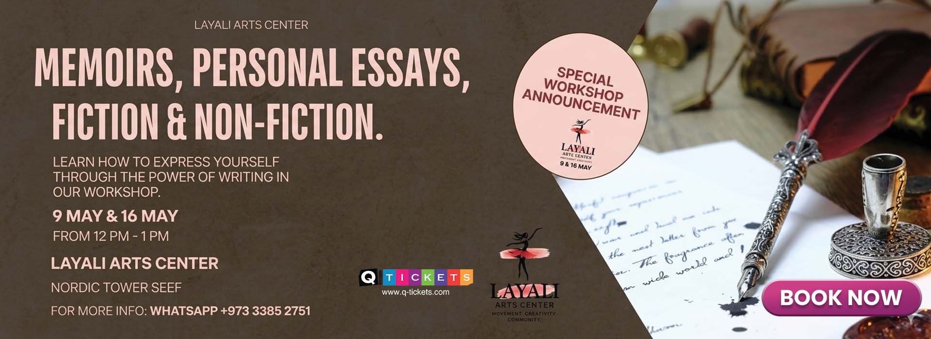 MEMOIRS, PERSONAL ESSAYS, FICTION & NON-FICTION