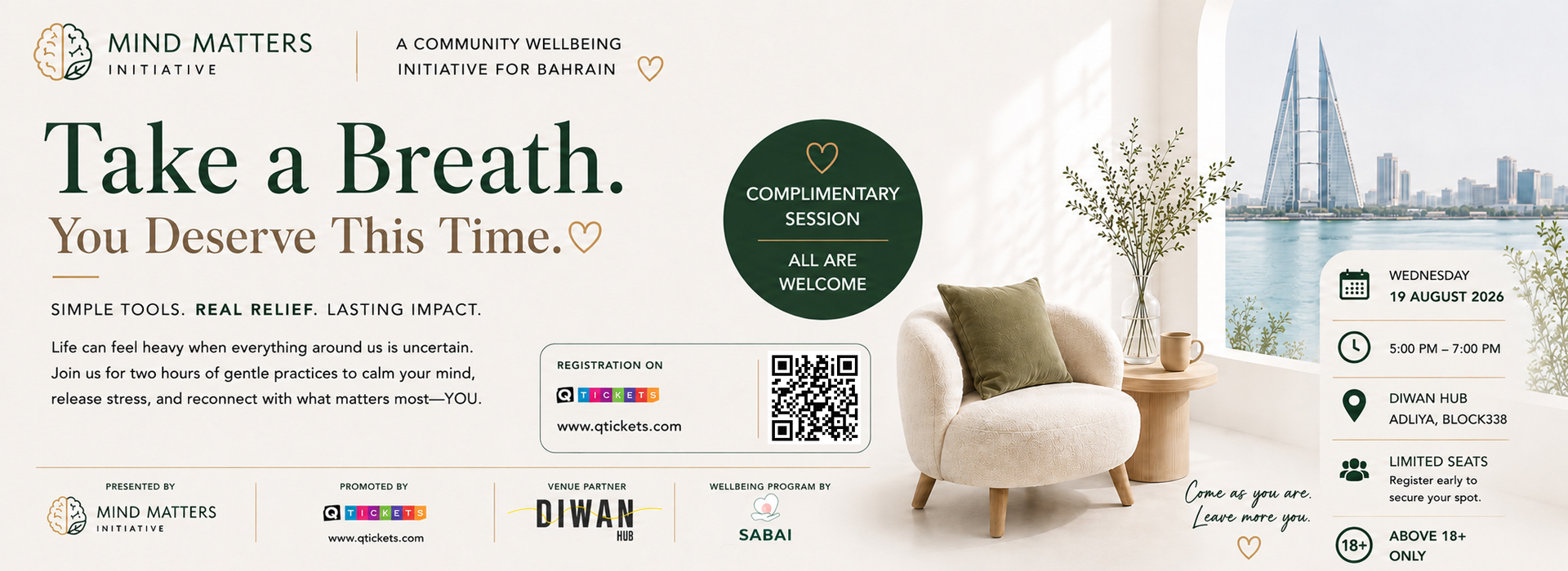 Take a Breath – Community  Wellbeing Session
